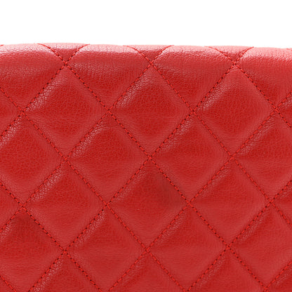Chanel Goatskin Quilted Large City Rock Flap Red 11 of 11