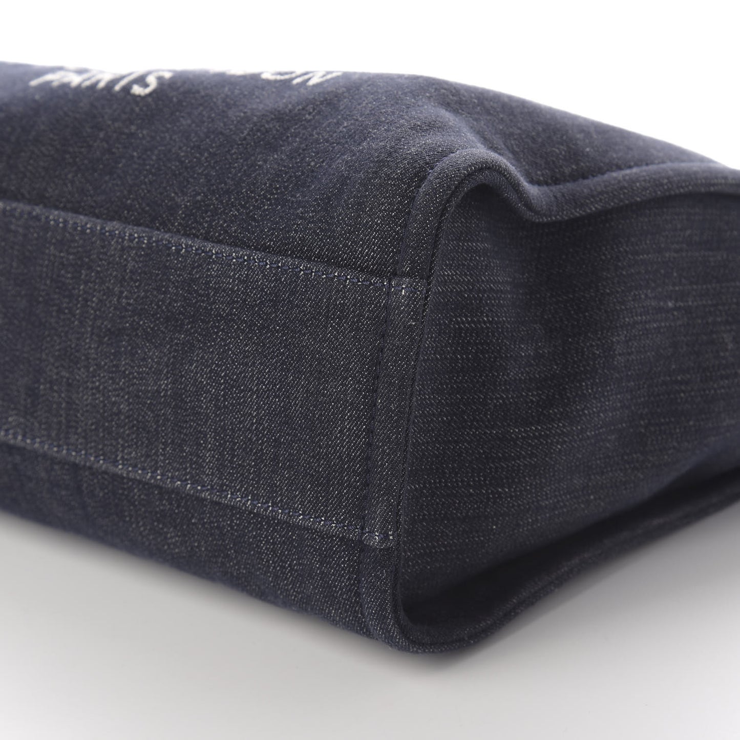 Denim Small Deauville Tote Dark Blue