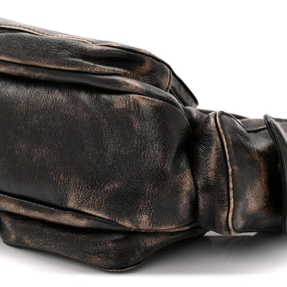 Miu Miu Distressed Nappa Pocket Bag Sand Coffee 9 of 9