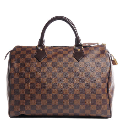 Louis Vuitton Damier Ebene Speedy 30 1 of 7