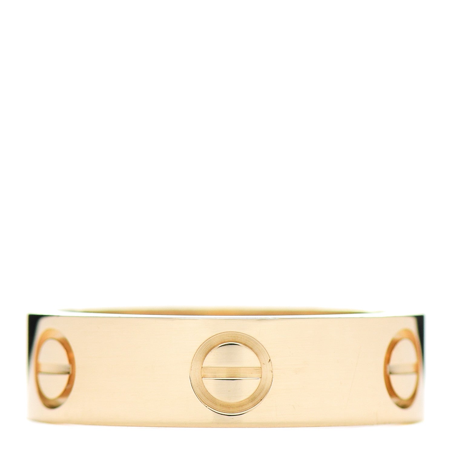 Cartier 18K Yellow Gold 5.5mm LOVE Ring 55 7.25 3 of 4