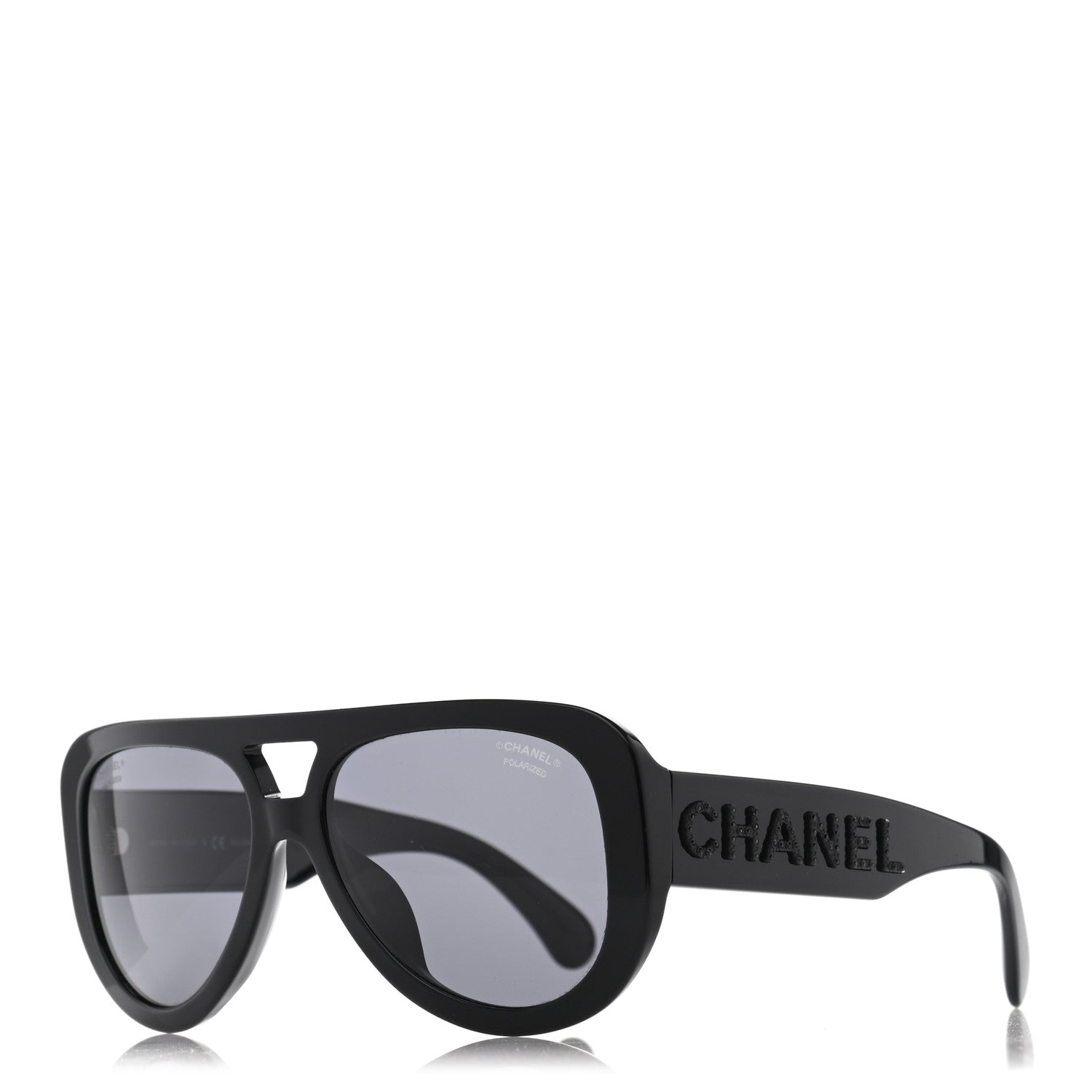 Chanel Resin Sunglasses 5423-B Black 1 of 8