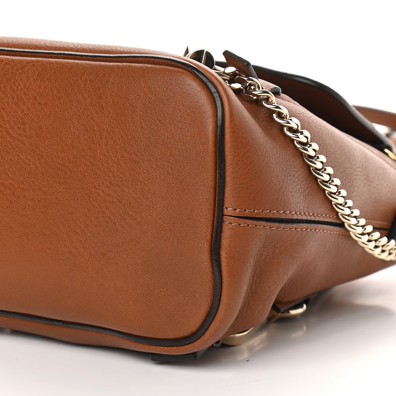 Chloe Suede Calfskin Mini Faye Backpack Tan 6 of 10
