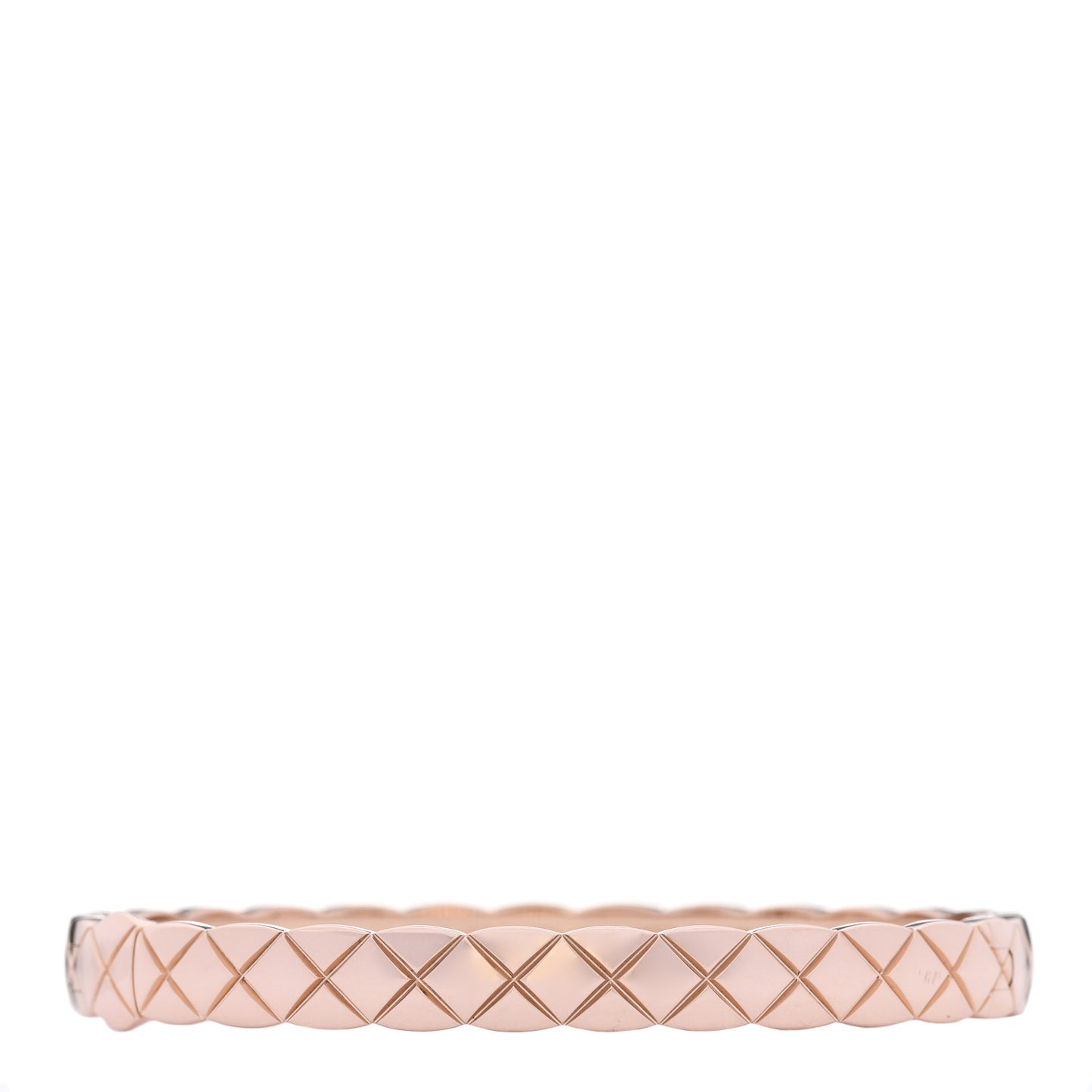 18K Beige Gold Diamond Coco Crush Bracelet M