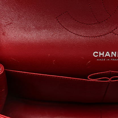 Chanel Caviar Quilted Jumbo Double Flap Dark Red 8 of 11