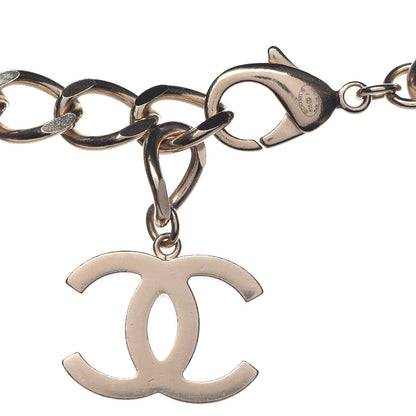 Chanel Oversized Chain Logo Necklace Gold 5 of 6