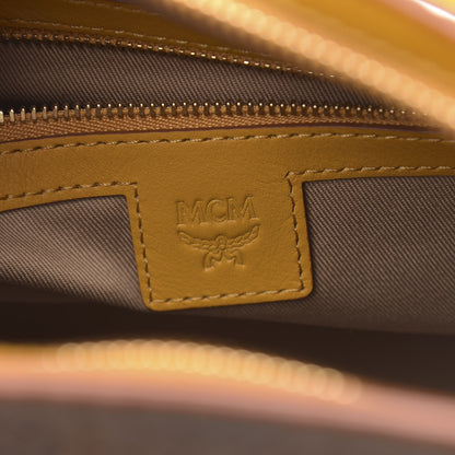MCM Visetos Medium Klara Hobo Cognac Yellow 7 of 10