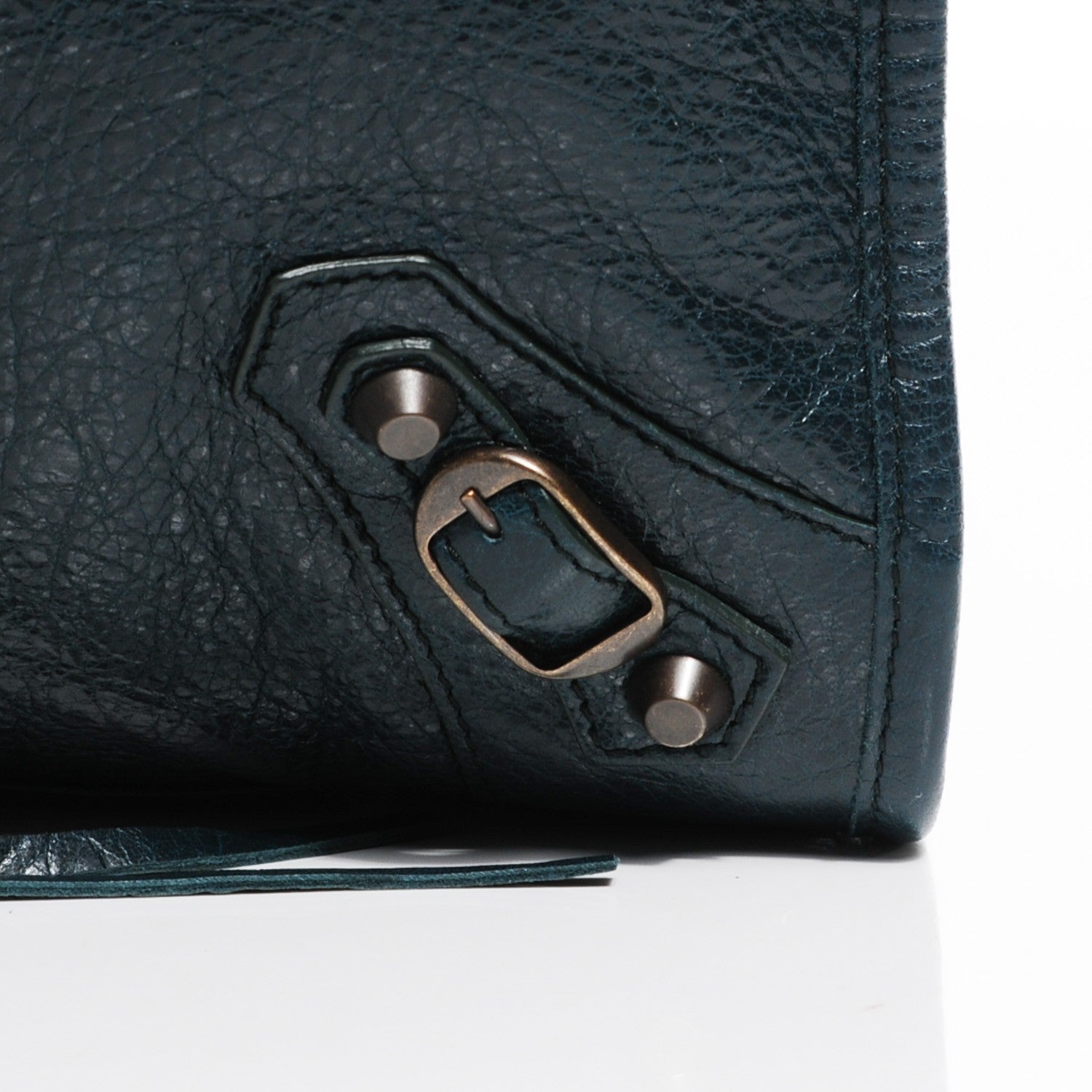 Balenciaga Agneau Classic Hardware City Vert Pinede 12 of 13