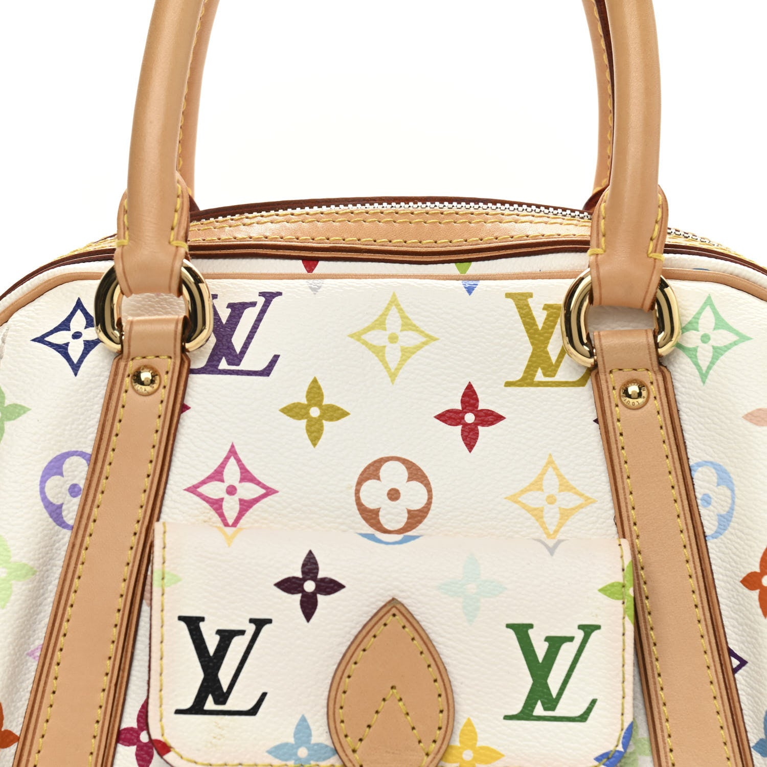 Louis Vuitton Monogram Multicolor Priscilla White 8 of 10