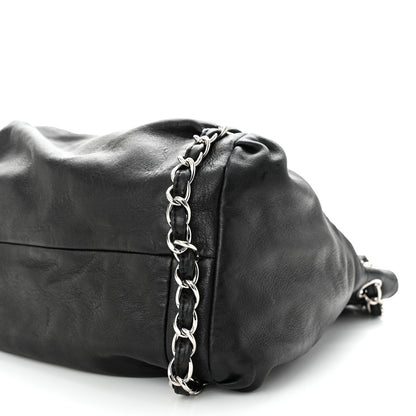 Chanel Lambskin Large Sharpei Shoulder Bag Black 10 of 11