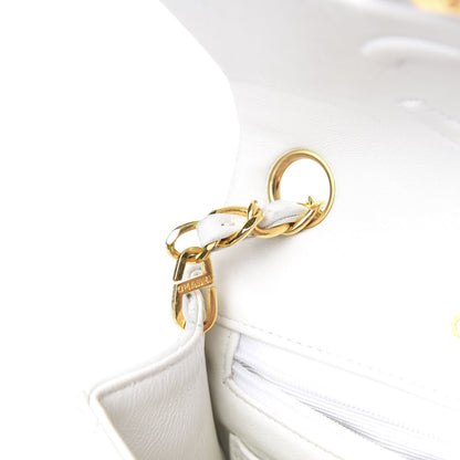 Chanel Lambskin Quilted Mini Square Flap White 15 of 15