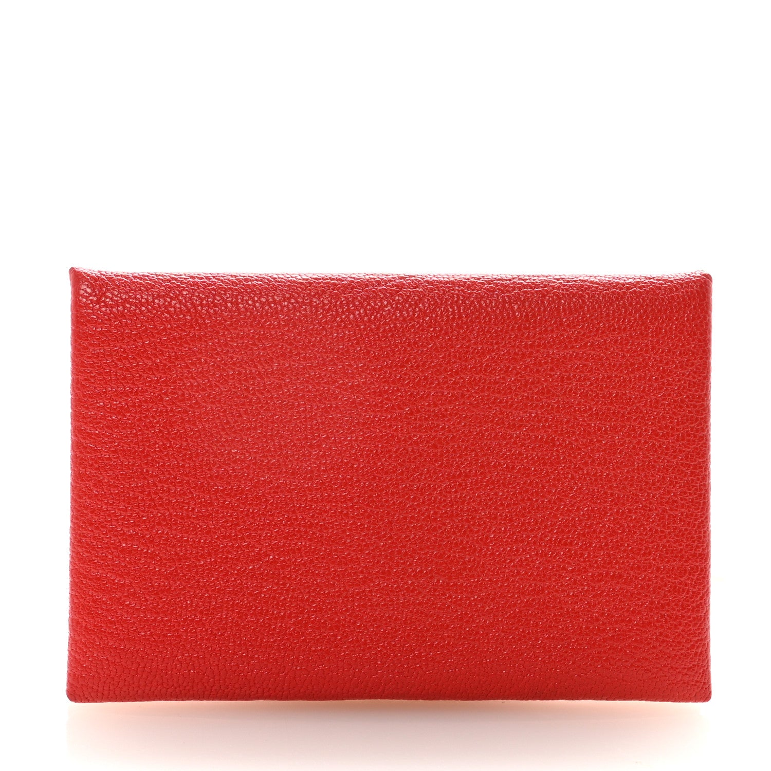 Hermes Chevre Mysore Calvi Card Case Rouge Tomate 1827249