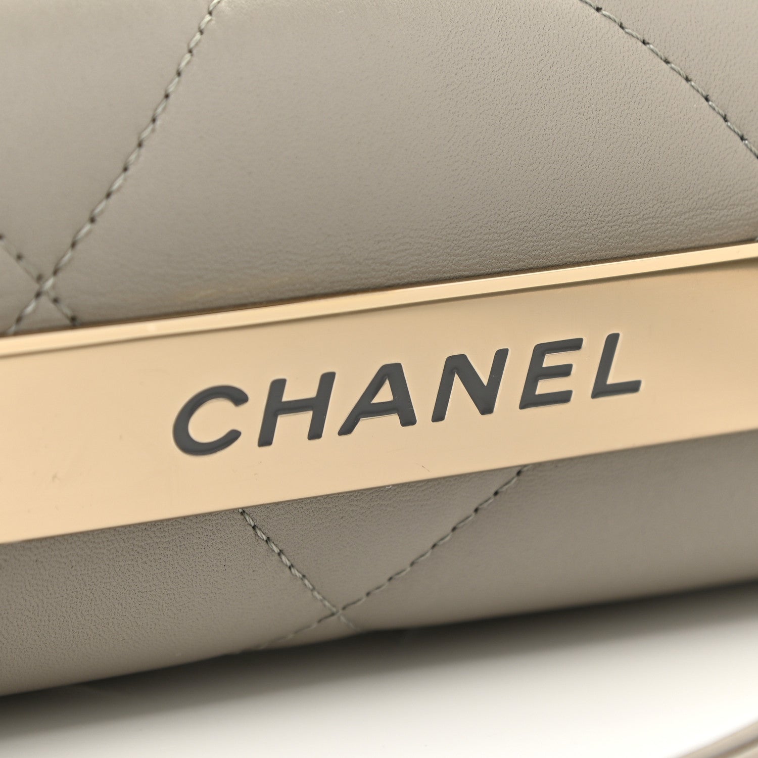 Chanel Lambskin Quilted Medium Trendy CC Flap Dual Handle Bag Grey 15 of 17