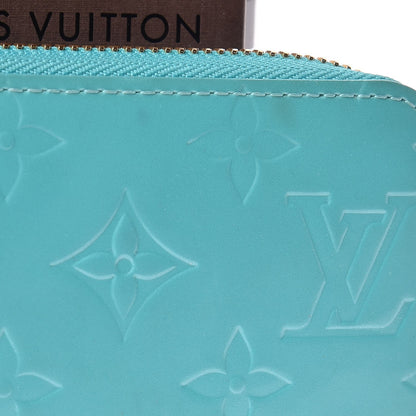 Louis Vuitton Vernis Zippy Wallet Blue Lagon 10 of 11