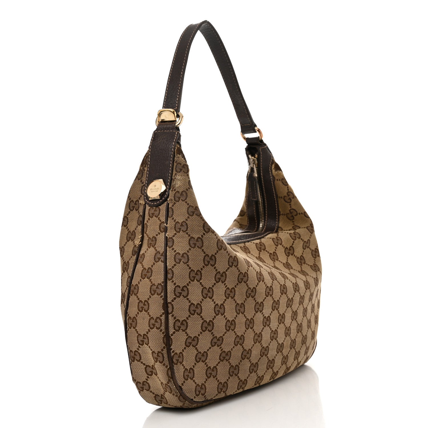 Gucci GG Monogram Medium Charmy Hobo Dark Brown 3 of 21