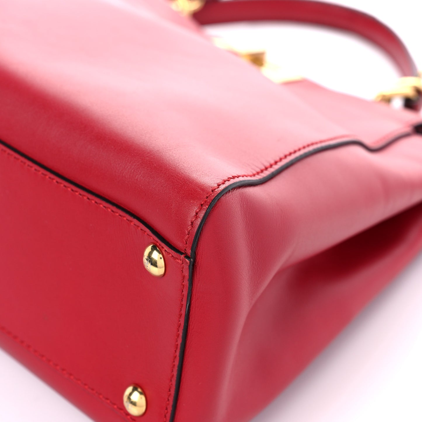 Vitello Morgan Fabric Jacquard Pequin Medium Peekaboo Iconic Satchel Mattone Tobacco Black