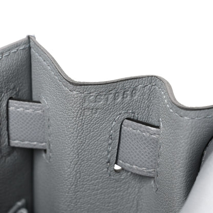 Hermes Madame Calfskin Kelly Sellier 28 Gris Pantin 7 of 11