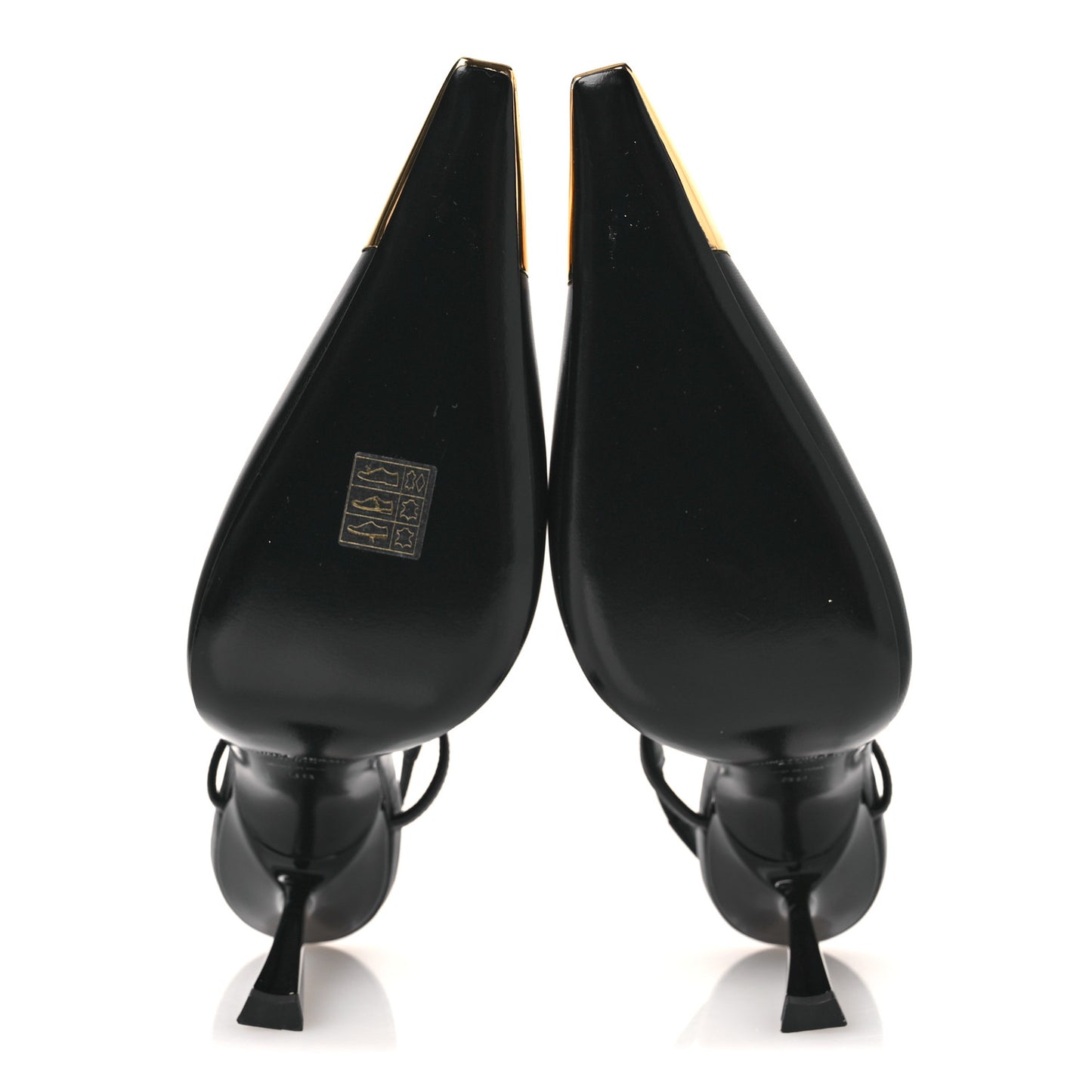 Smooth Calfskin Jeanne 110 Slingback Pumps 38 Black