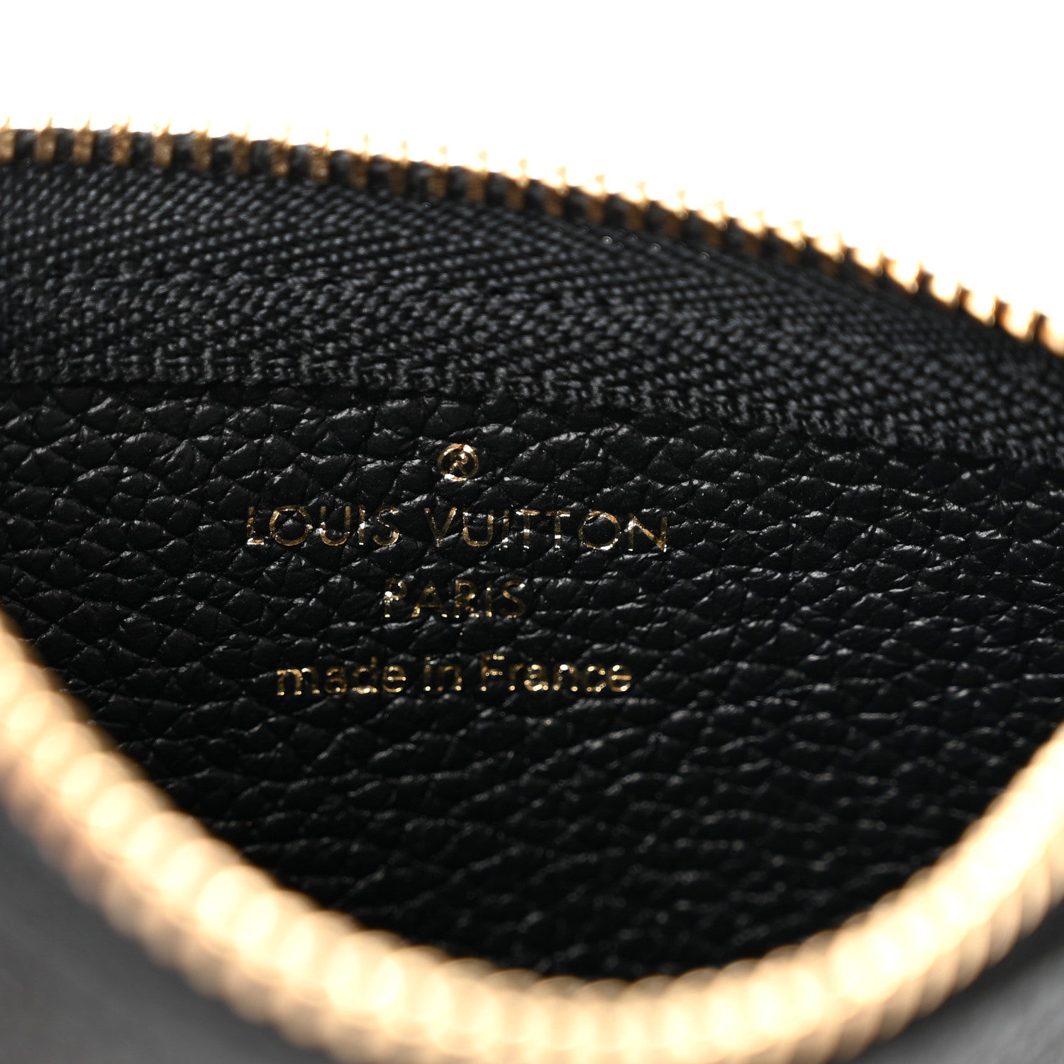 Louis Vuitton Empreinte Monogram Giant Key Pouch Black Beige 6 of 6