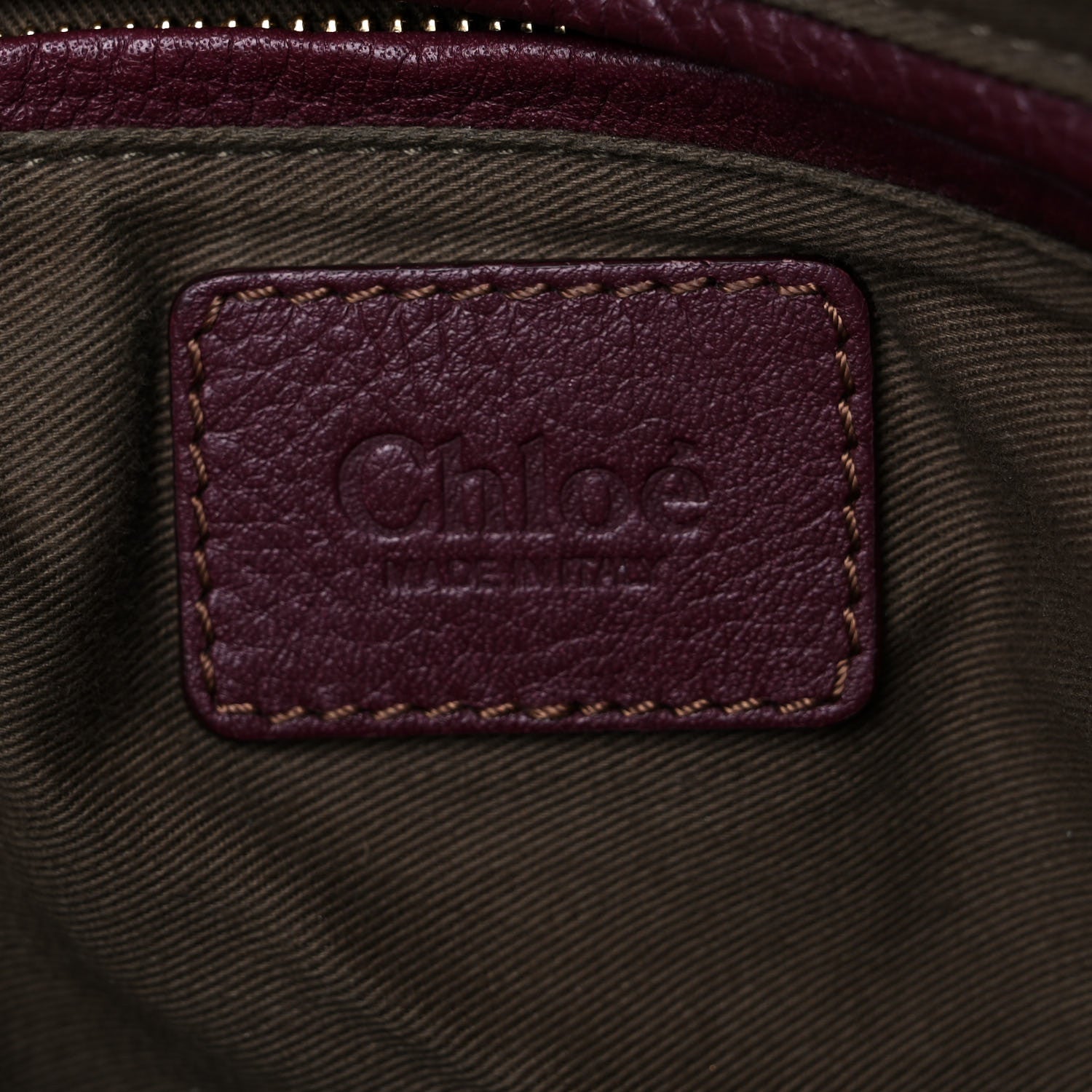 Chloe Calfskin Medium Marcie Satchel Dark Velvet 6 of 21