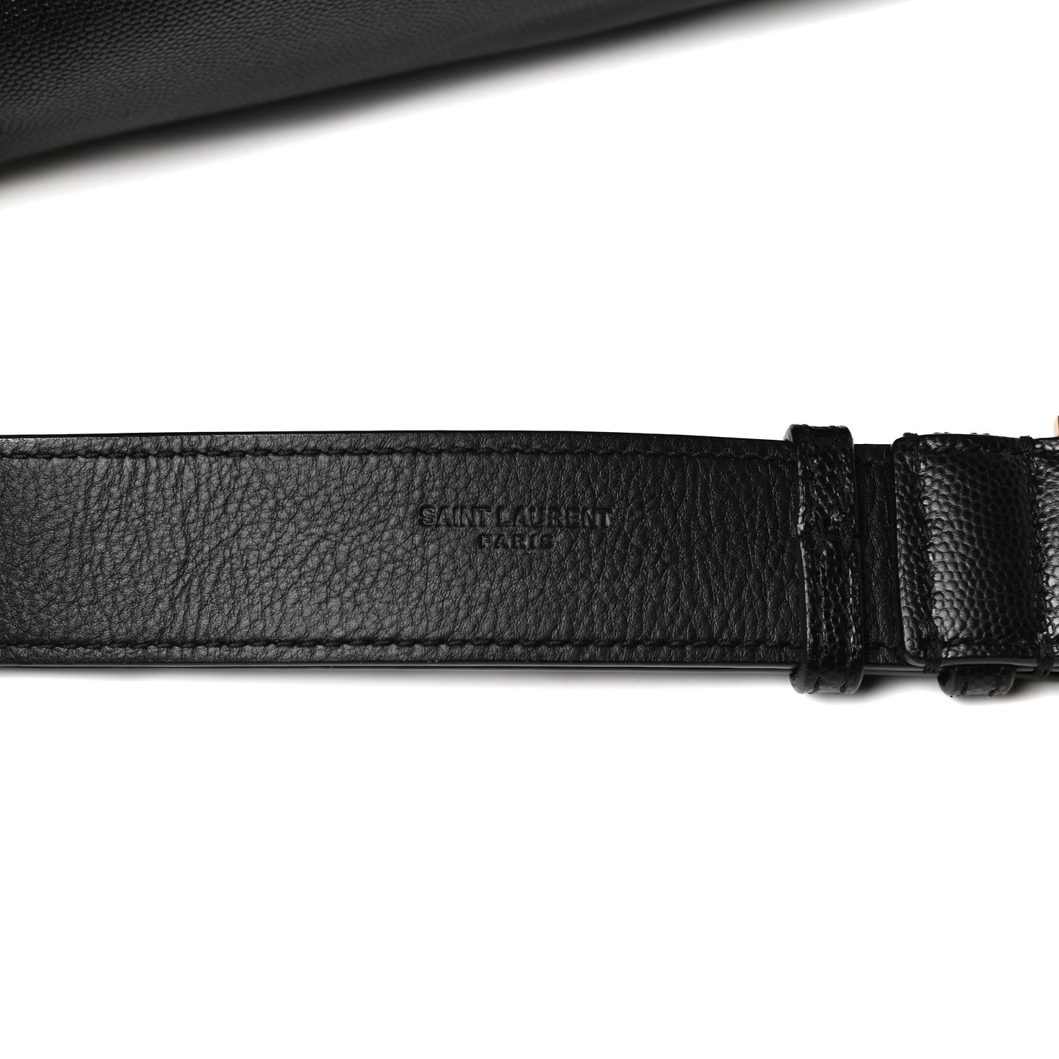 Saint Laurent Grain De Poudre Monogram Belt Bag Black 11 of 13