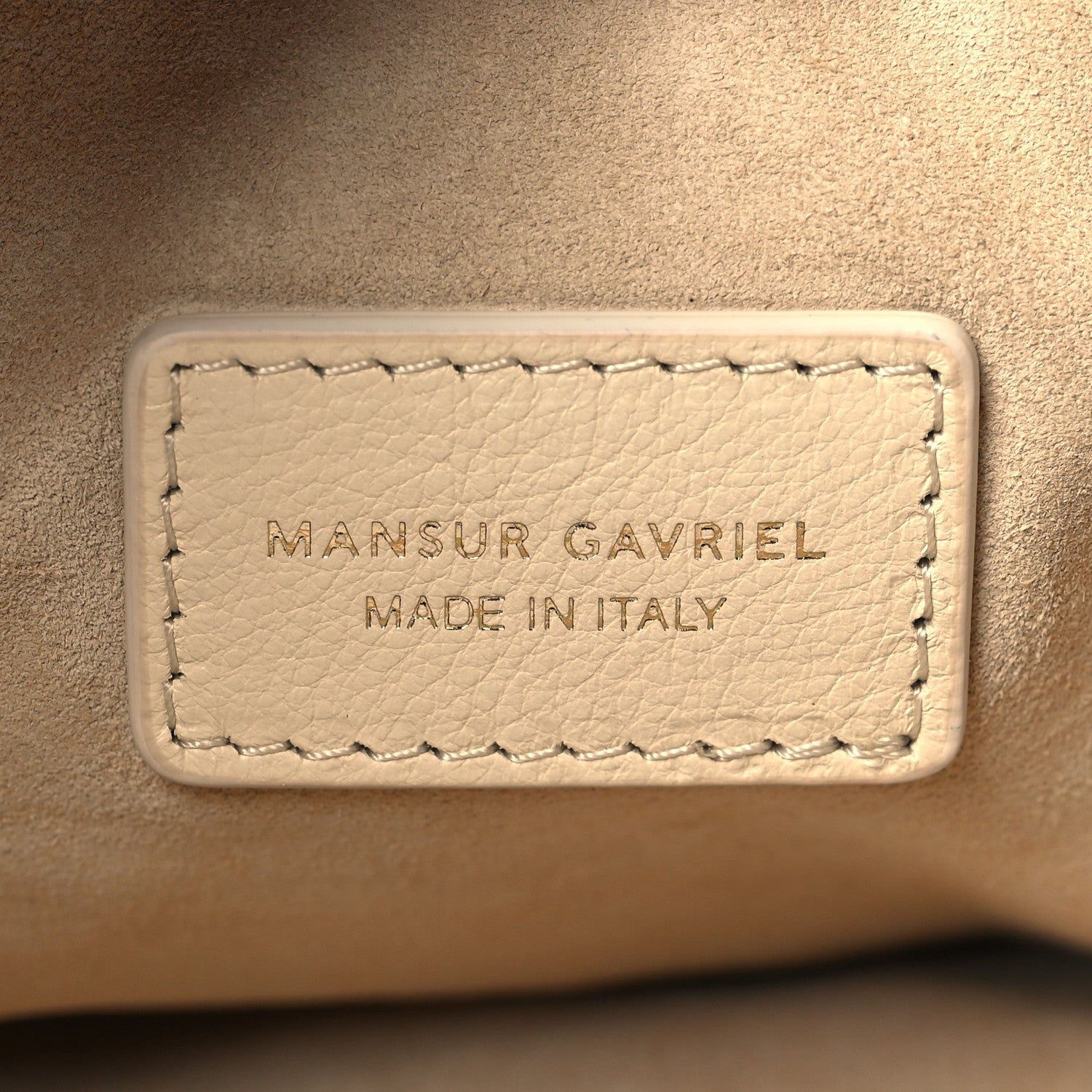 Mansur Gavriel Calfskin Mini Swing Shoulder Bag Crema 8 of 9