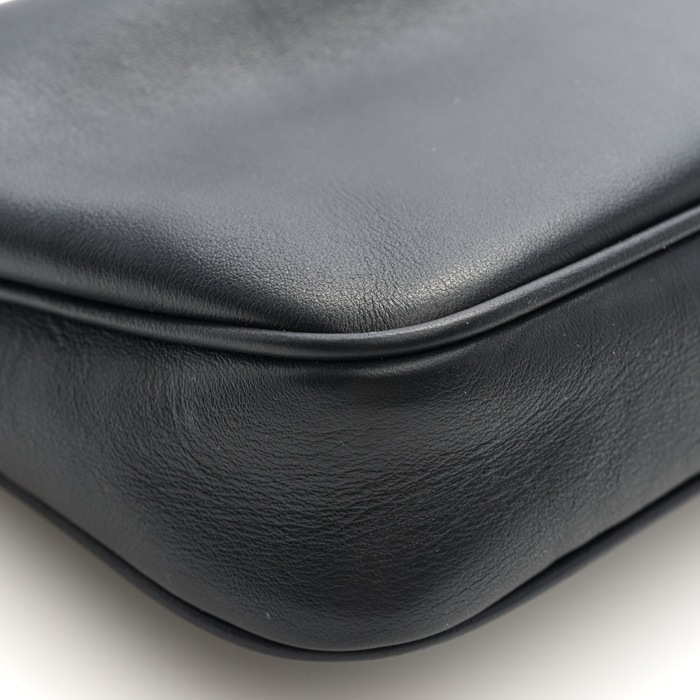 Natural Smooth Calfskin Rodeo Sling Pochette Black