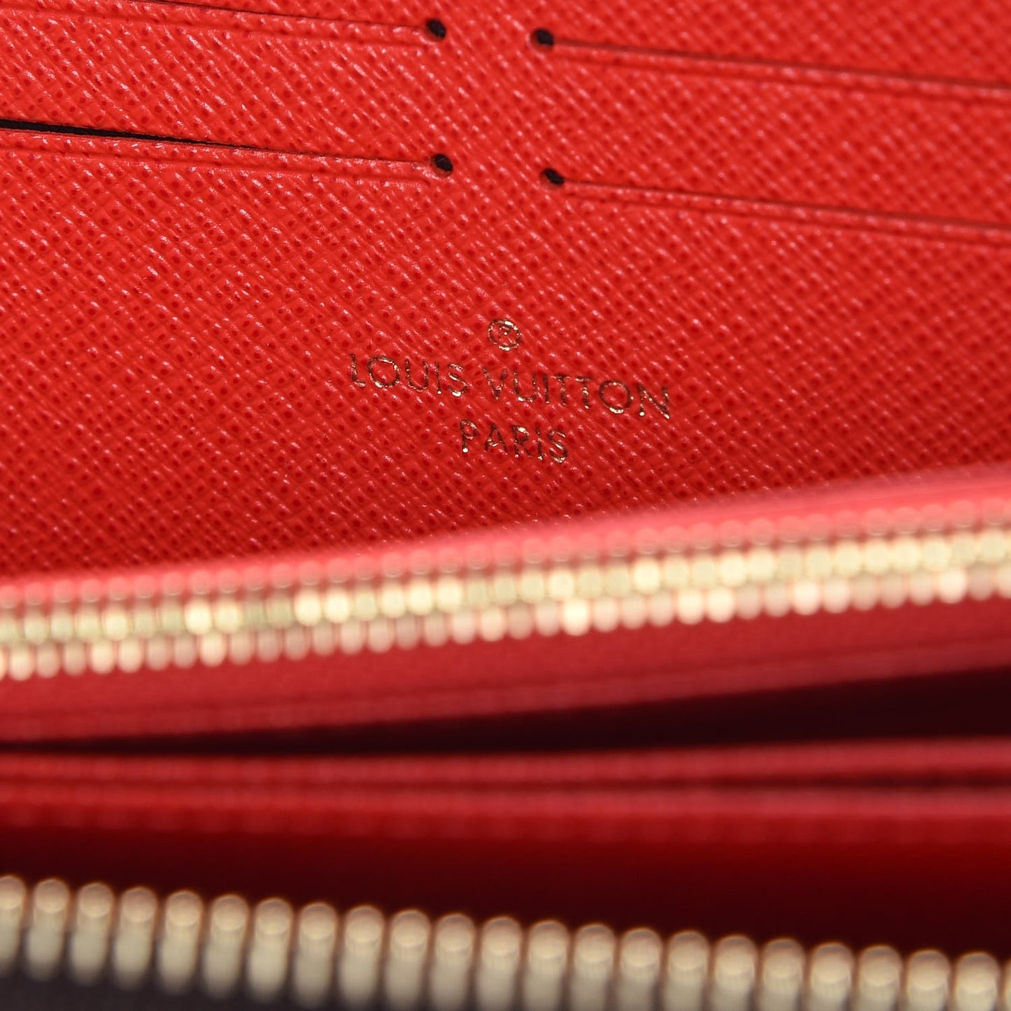 Monogram Zippy Wallet Coquelicot