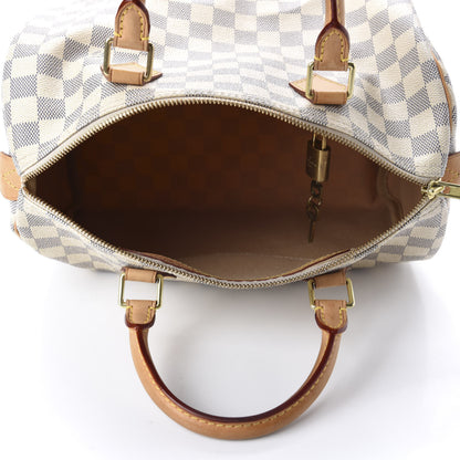 Louis Vuitton Damier Azur Speedy 30 5 of 10