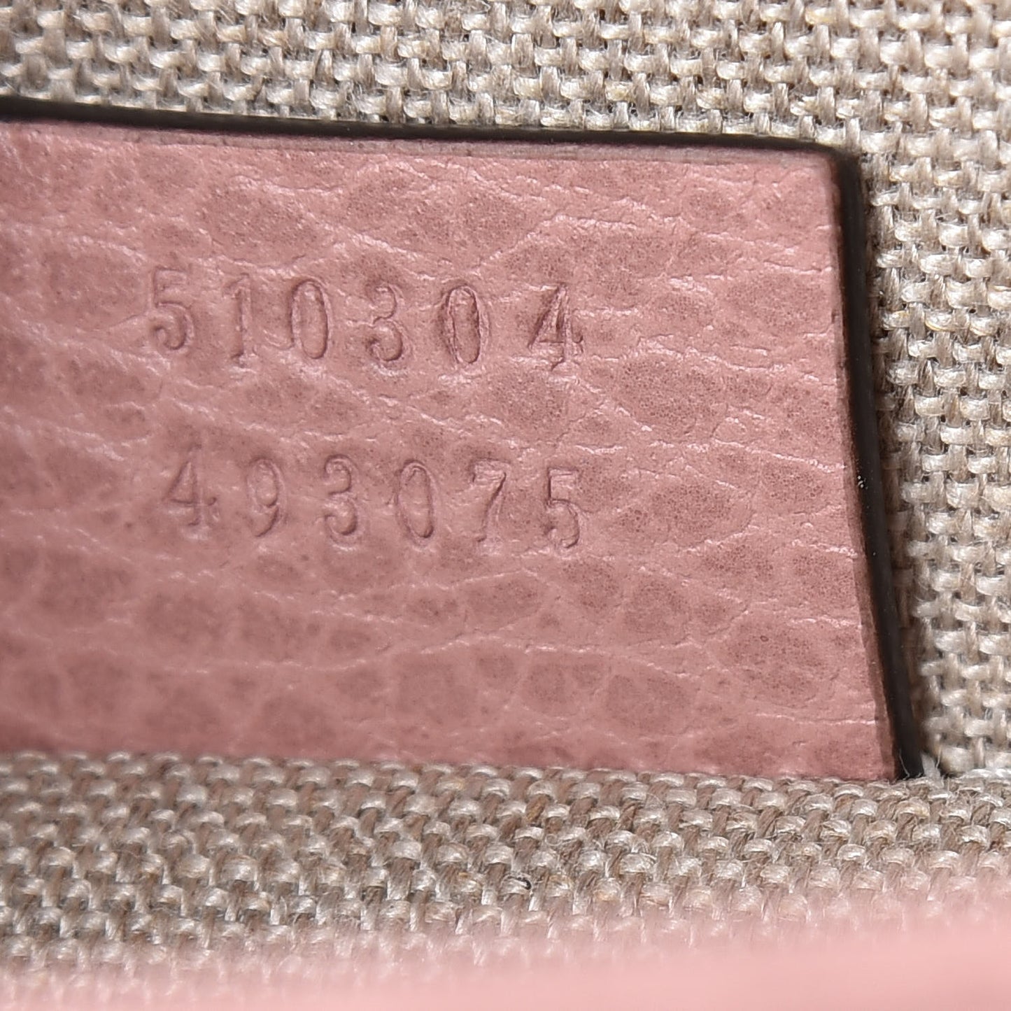 Dollar Calfskin Small Interlocking G Shoulder Bag Soft Pink