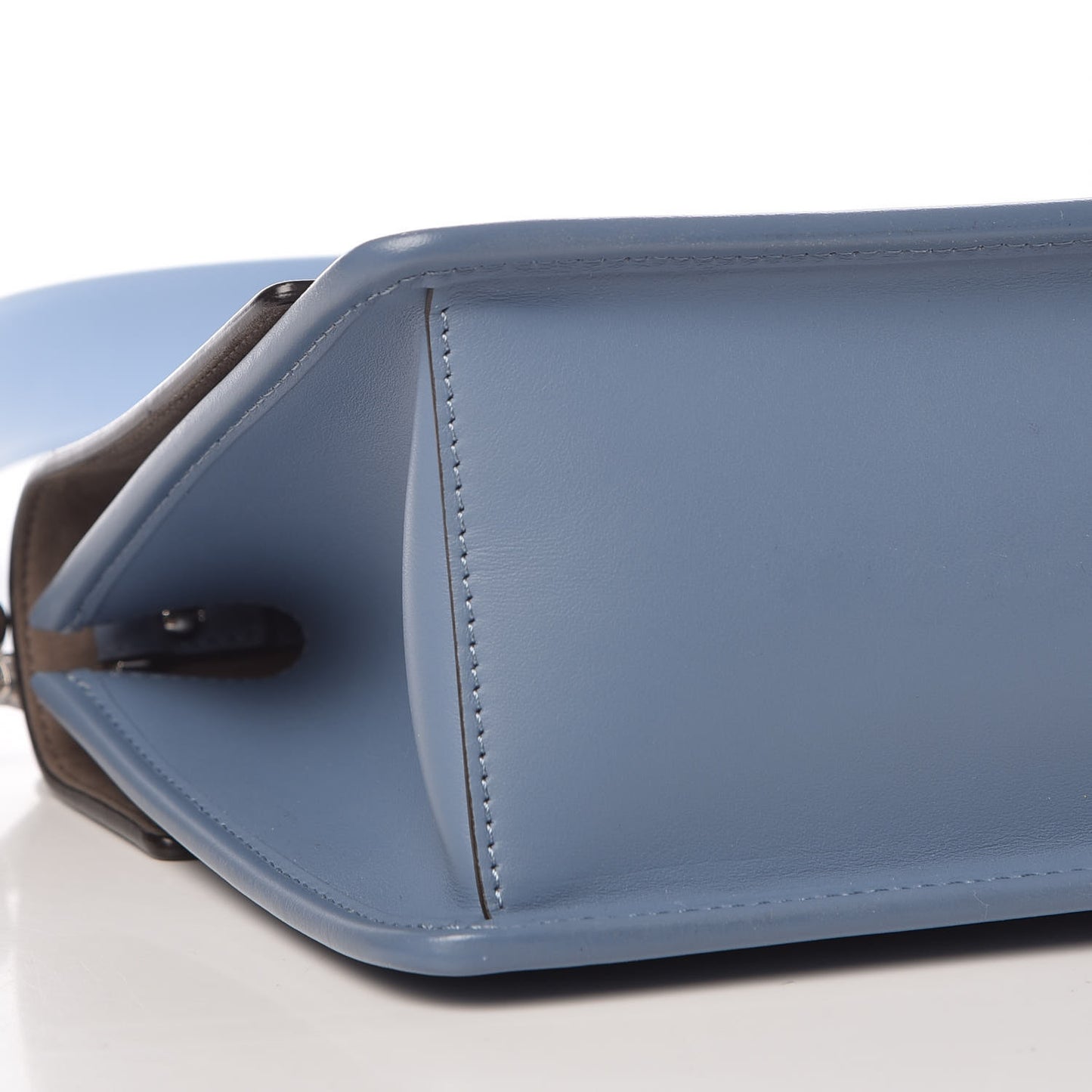 Vitello Century Opaco F is Fendi Kan I Shoulder Bag Ceruleo