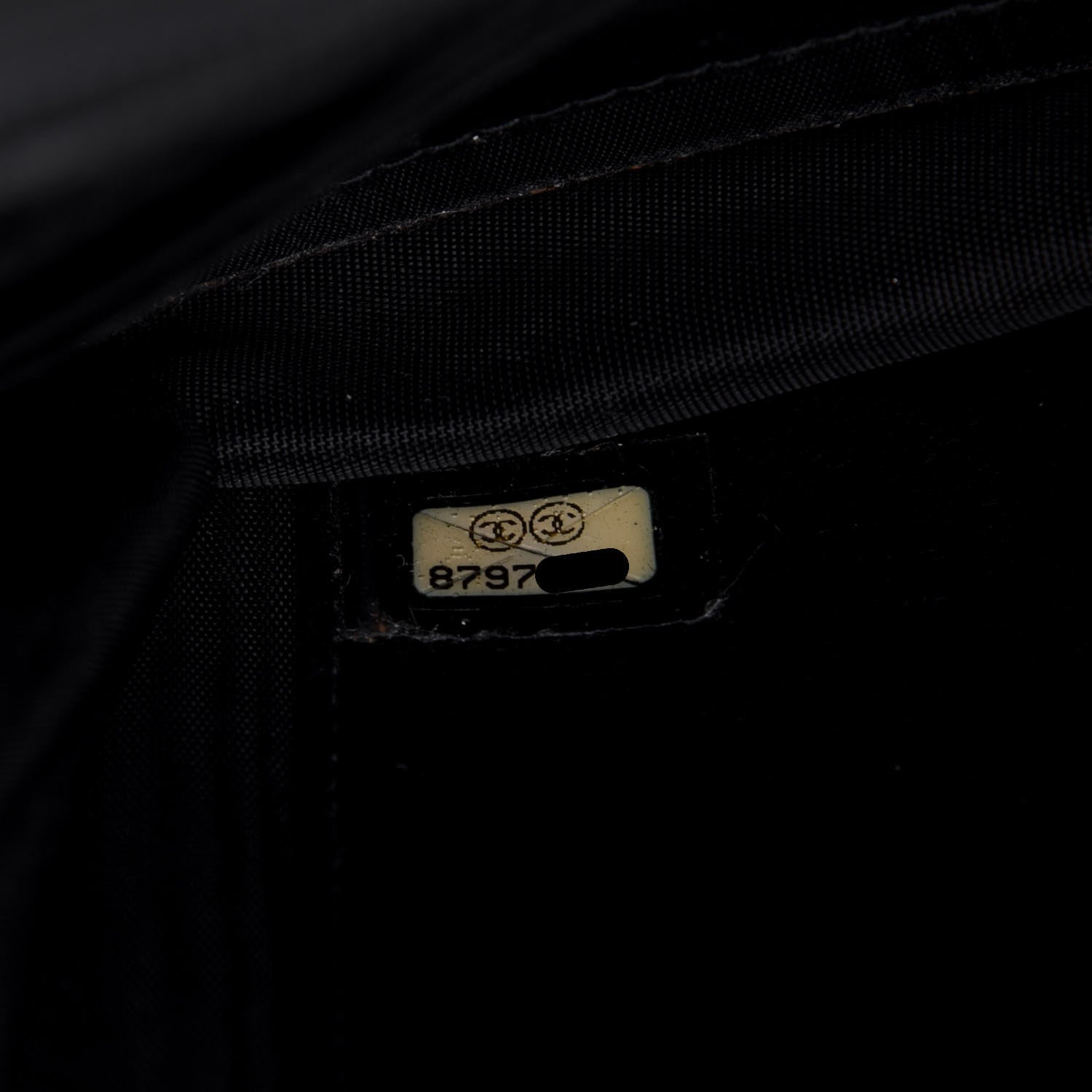 Chanel Caviar Timeless CC Wallet On Chain WOC Black 7 of 13