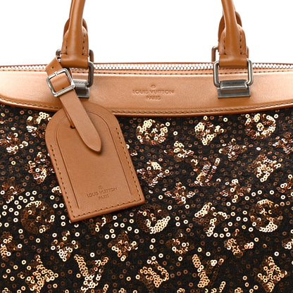 Louis Vuitton Sequin Monogram Sunshine Express Speedy Gold 7 of 9