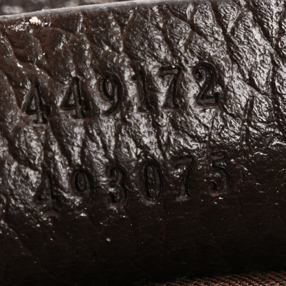 Gucci Monogram Flap Messenger Bag Beige Dark Brown 7 of 13