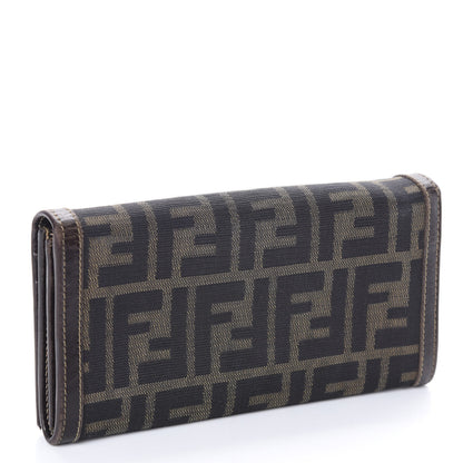 Fendi Zucca Continental Wallet Tobacco 3 of 8