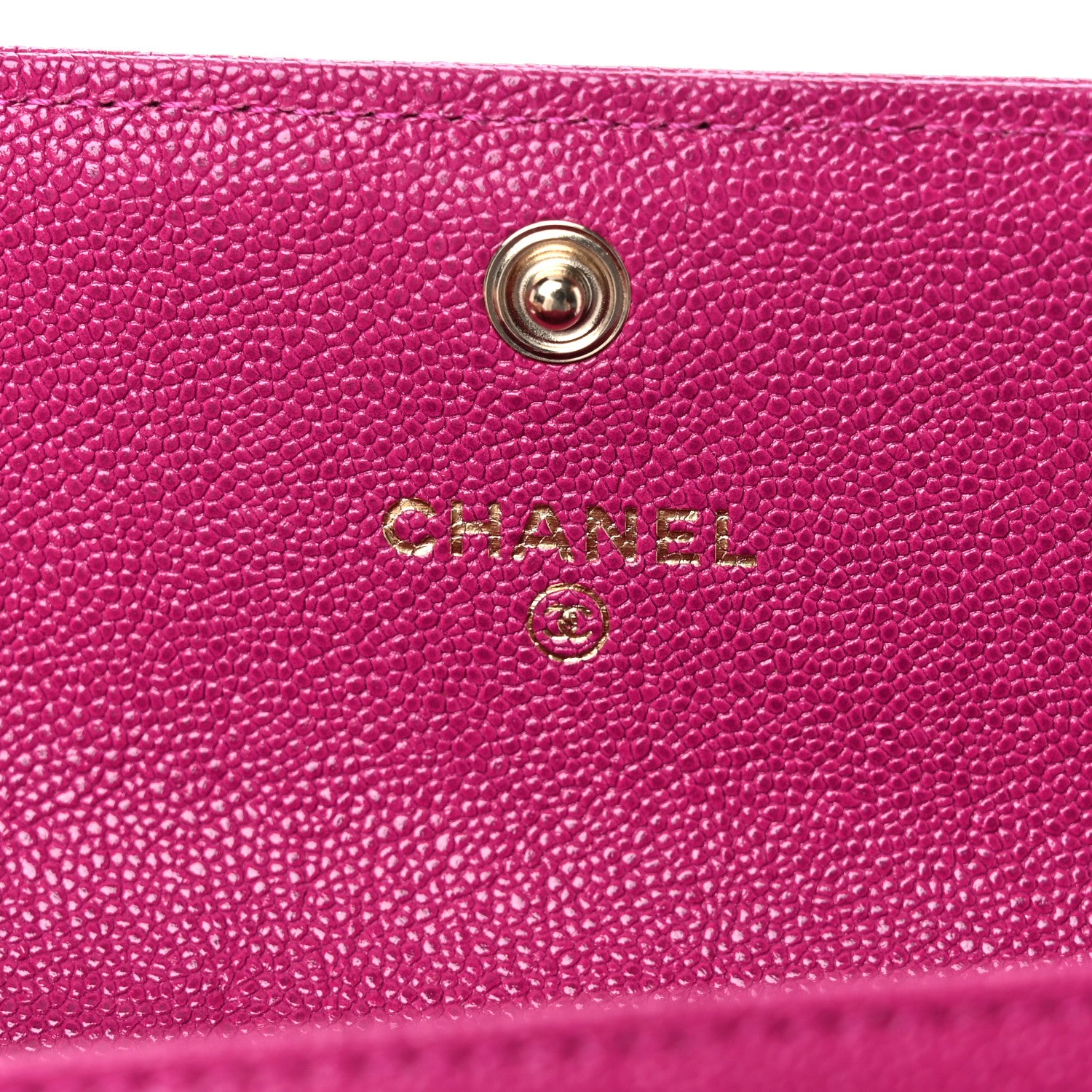 Chanel Caviar Quilted Boy Flap Card Holder Fuchsia 6 of 11