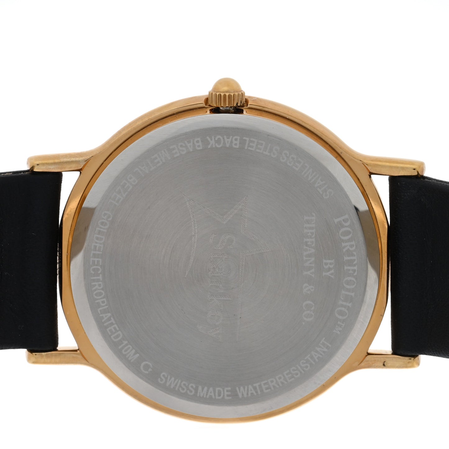 Stainless Steel Calfskin 32mm Portfolio Quartz Watch