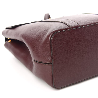 Mulberry Classic Grain Calfskin Small Bayswater Backpack Oxblood 7 of 8