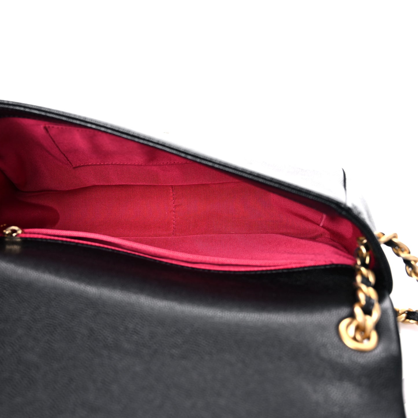 Caviar Quilted Medium Fashion Therapy Flap Bag Black