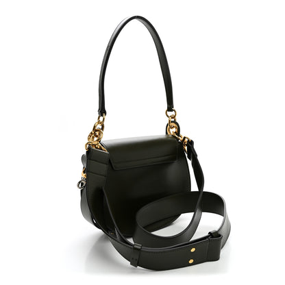 Chloe Calfskin Suede Small Tess Bag Deep Forest 2 of 8