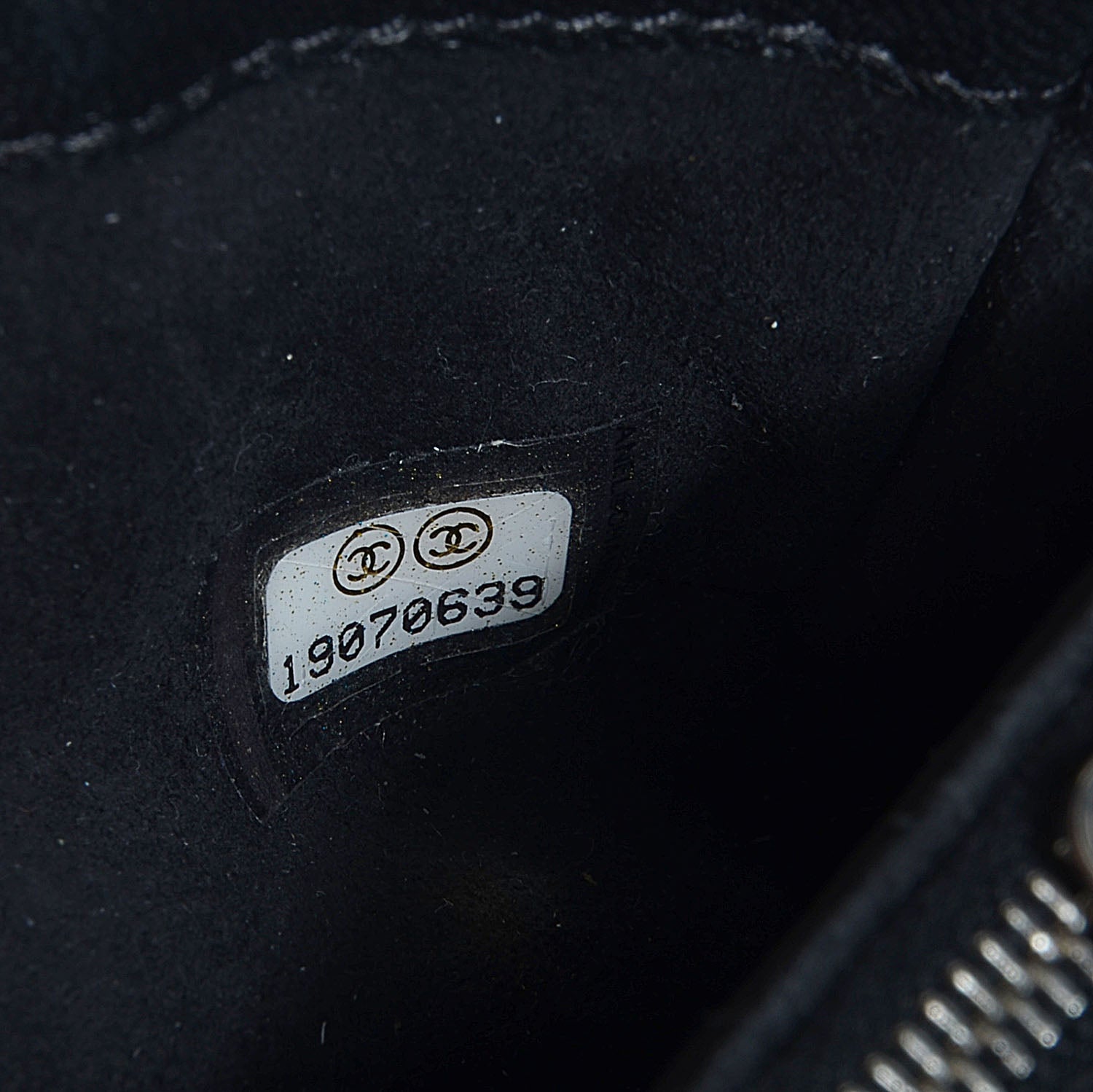 Chanel Lambskin Quilted Crystal Valentine Charms Mini Phone Holder Crossbody Bag Black 7 of 7