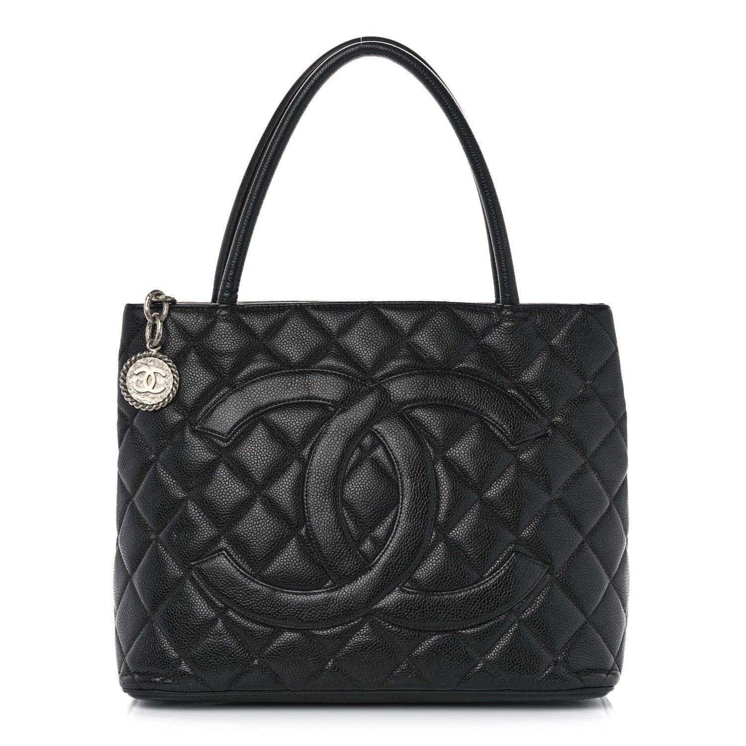 Chanel Caviar Quilted Medallion Tote Black 1 of 12
