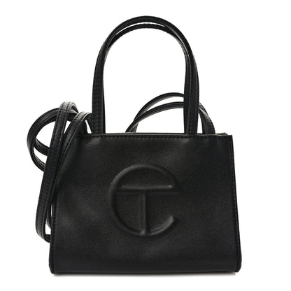 Telfar Vegan Leather Small Shopping Bag Black 1 of 7