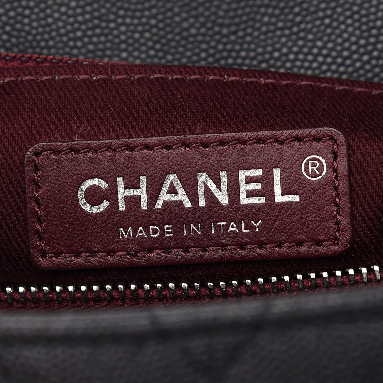 Chanel Caviar Chevron Quilted Medium Coco Handle Flap Black 6 of 9