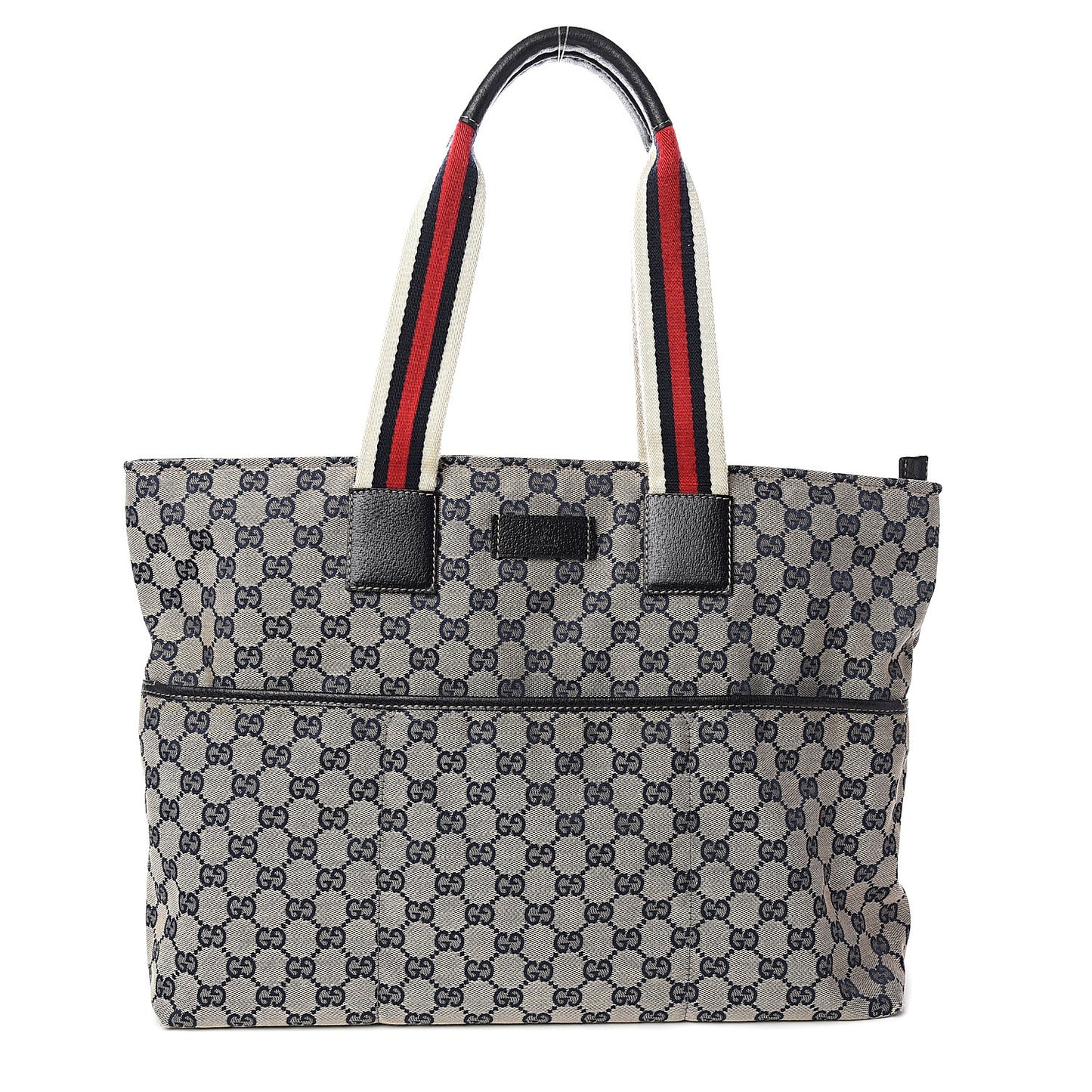 Monogram Web Large Diaper Tote Navy