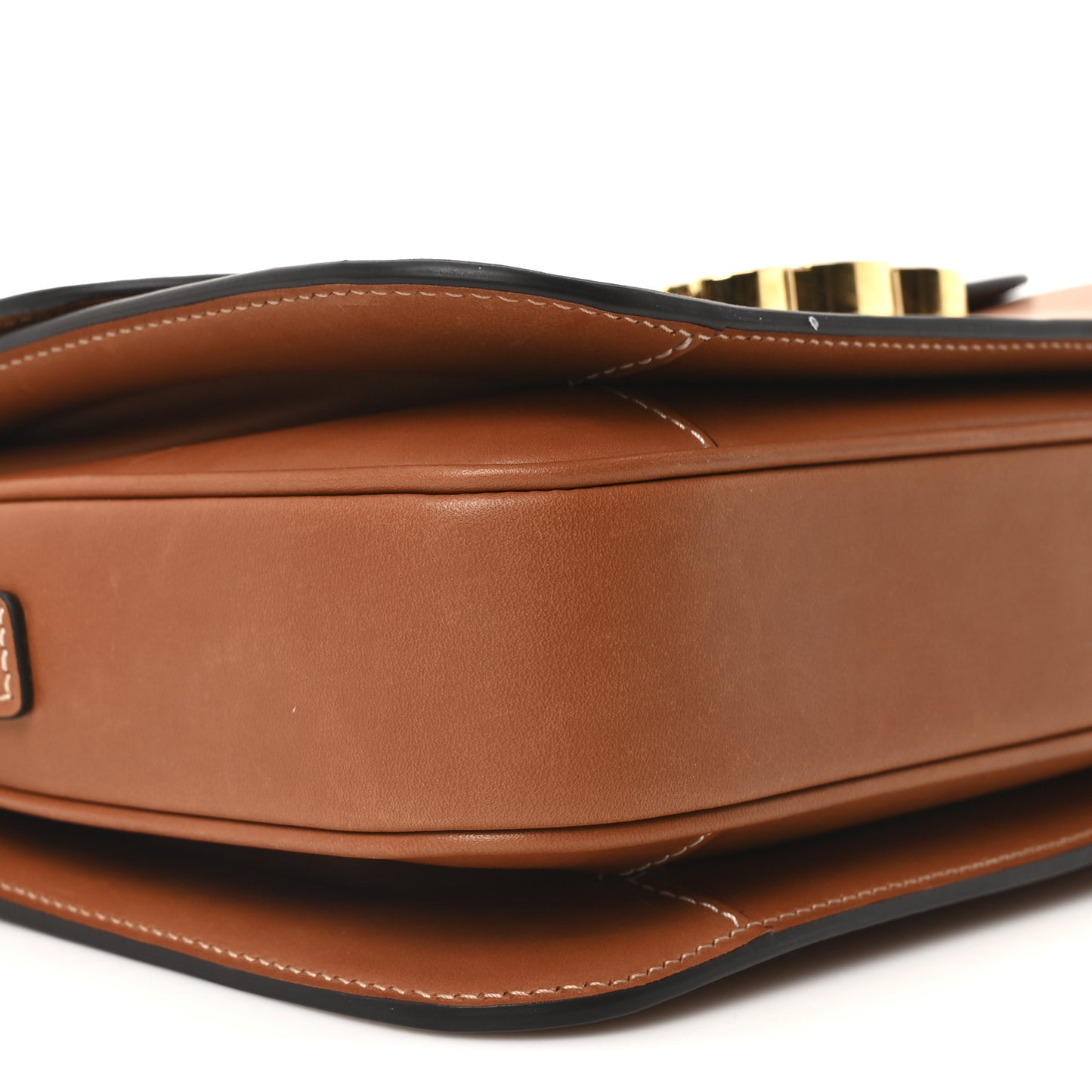 Natural Calfskin Medium Triomphe Tan