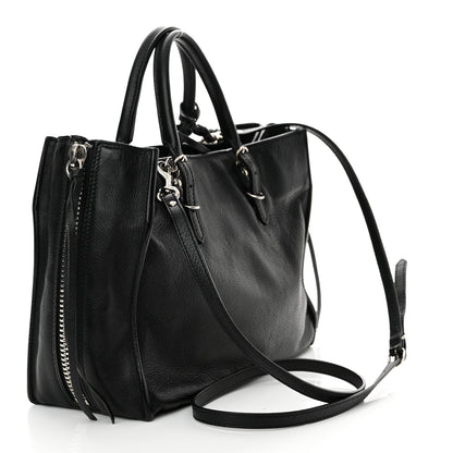Balenciaga Calfskin Papier Mini A4 Tote Black 4 of 15