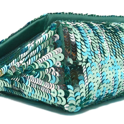 Tom Ford Sequin Mini Label Shoulder Bag Aqua Black 8 of 9