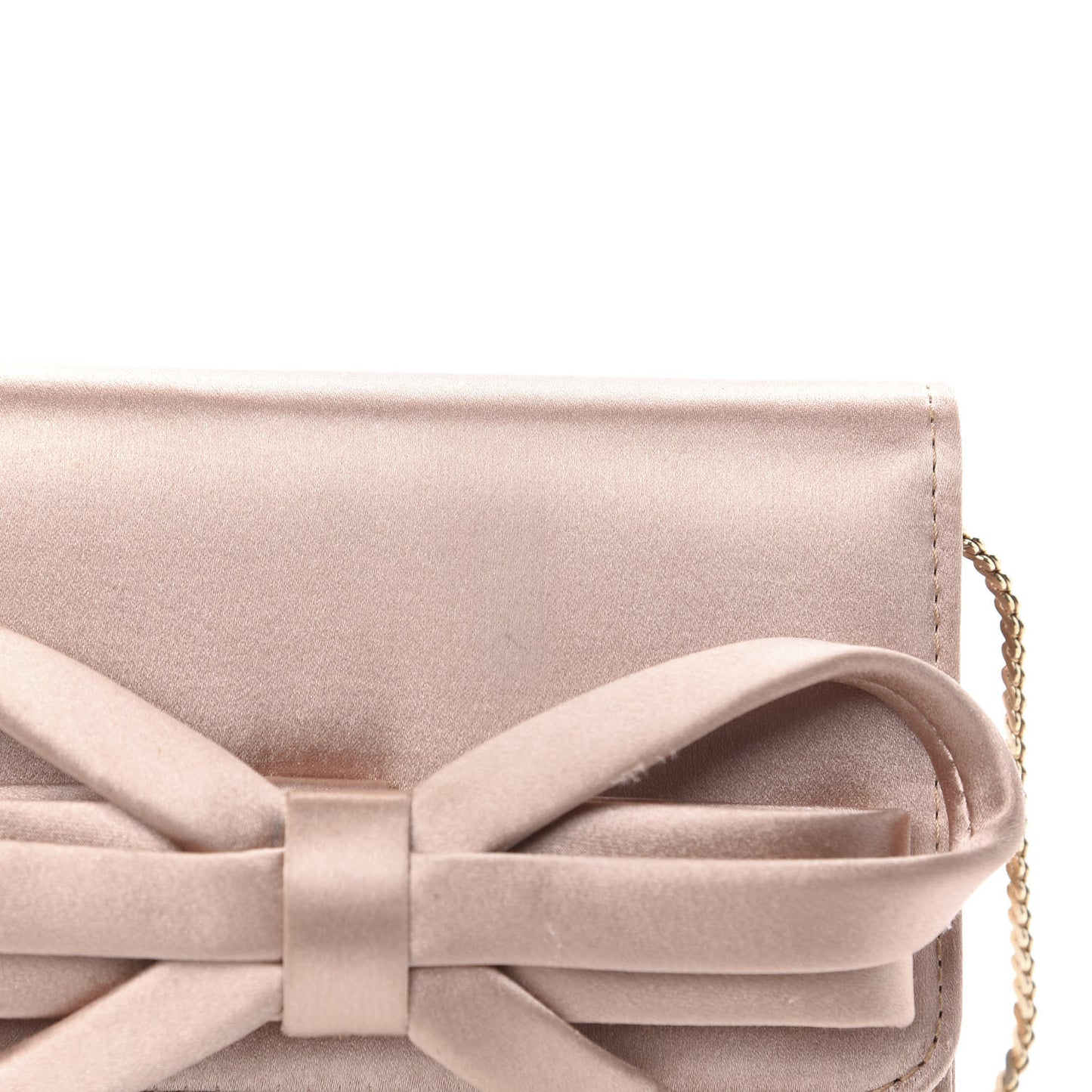Satin Bow Crossbody Poudre