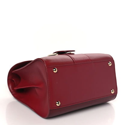 Delvaux Box Calfskin Mini Brillant Satchel Red 4 of 9